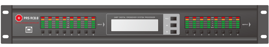 意大利PRS PRS周邊產品 信號分配器 RC8.8音頻數字係統管理器