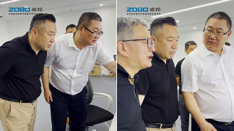 ZOBO深夜福利视频网站張新峰與協會領導走訪中建電子信息技術有限公司，共商發展大計